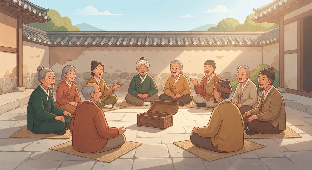 옛 고 카드 그림
