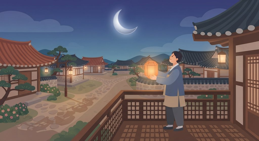 저녁 석 카드 그림