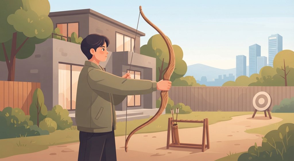 활 궁 카드 그림