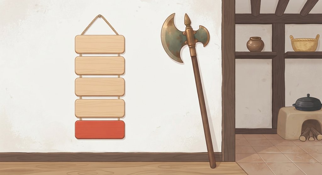 다섯째 천간 무 카드 그림
