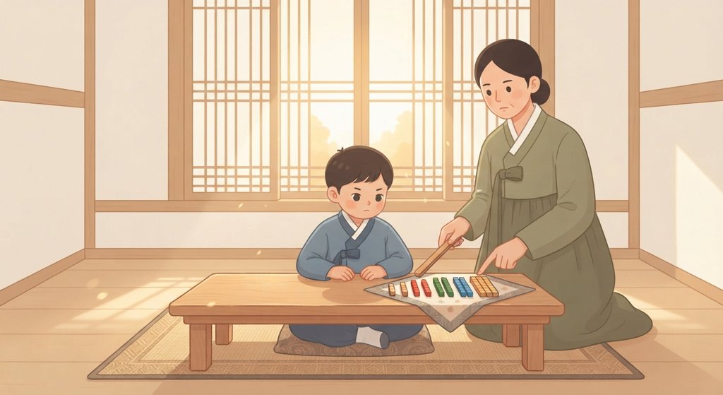 가르칠 교 카드 그림