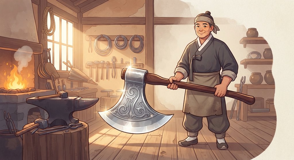 임금 왕 카드 그림