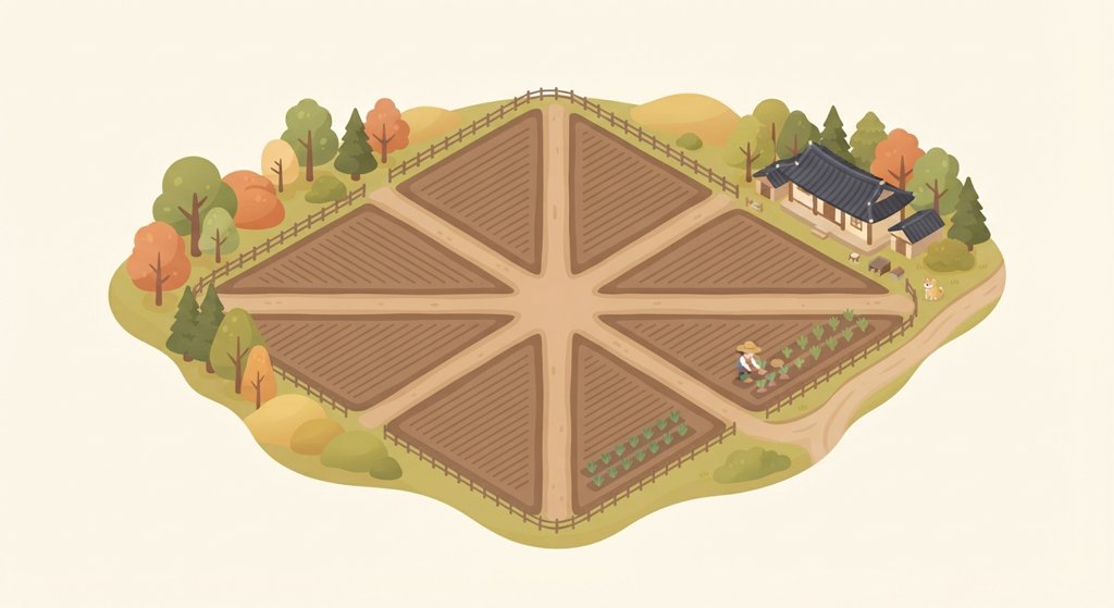밭 전 카드 그림