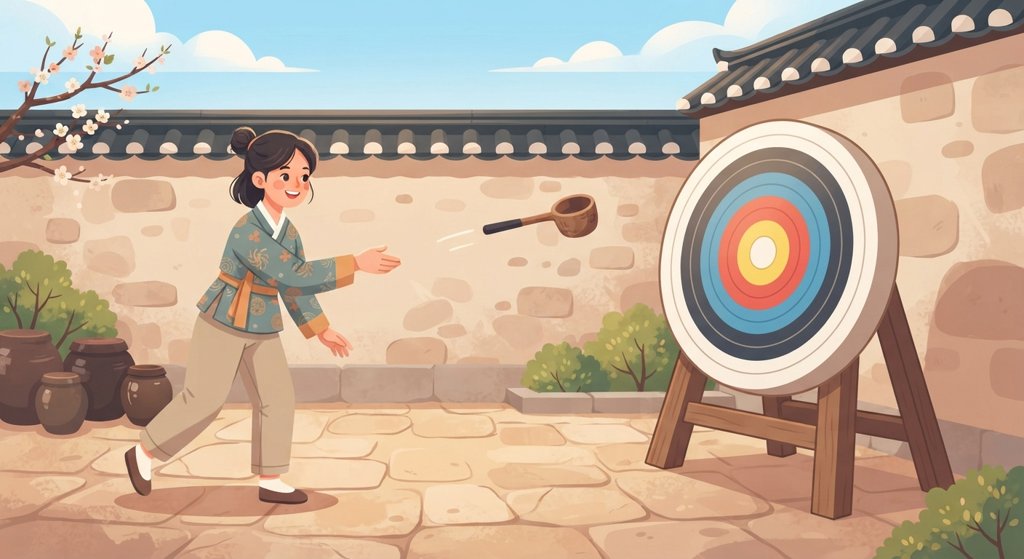 과녁 적 카드 그림